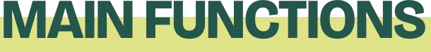 Main functions