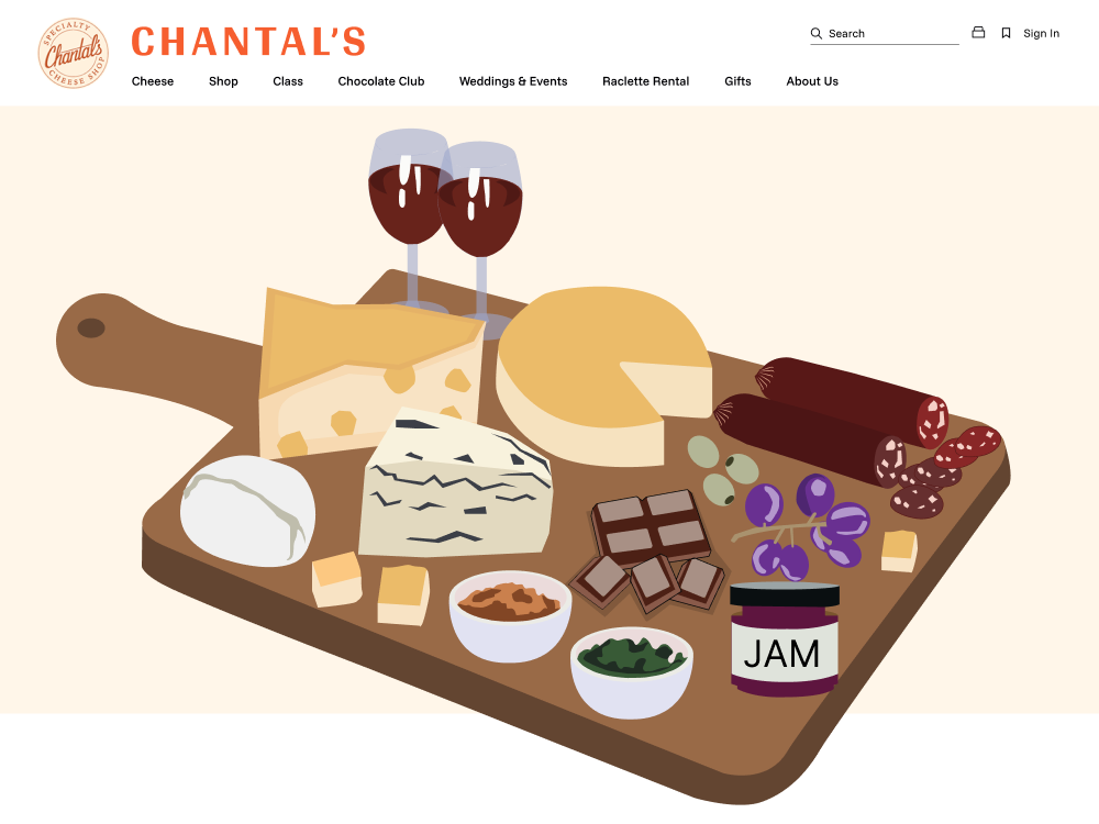Chantal's Cheese shop